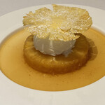 フレンチビストロ ル ドール - パイナップルとココナッツのデザート