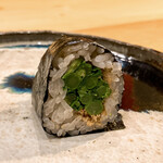 寿司処 しん - 菜の花の巻き寿司♪