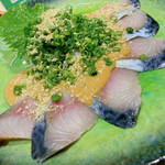 魚釜 - 生サバのゴマサバ