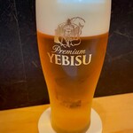 季節料理 よし野 - 生ビール