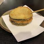 ゆるり - なす肉詰めフライ