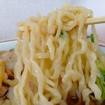 喜多方ラーメン 天高盛 - 曽我製麺の中太麺