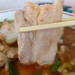 喜多方ラーメン 天高盛 - 煮豚系チャーシュー