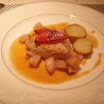 エル ブランシュ - 本日のメイン　バスク豚　脂身までスイート