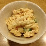 春のお店 - 付出し（マカロニサラダ）