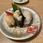 回転寿司 鮮 - 再貝3貫