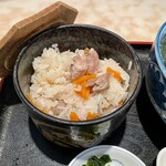 Ebisu ya - うどん定食 ¥700 かやくご飯