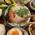 町結cafe & バル - ハンバーグふわふわで美味しい‼️