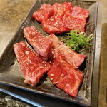 炭火焼肉 武蔵 - 和牛ロース、ハラミ