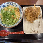 Marugame Seimen - ぶっかけ並&野菜かき揚げ