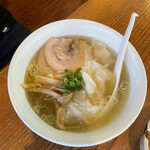 らーめん 三福 - えびワンタン麺 塩 950円