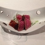 串揚げ処　喜寿 - 牛肉のタタキ