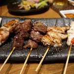 焼鳥・元気 - 焼き物もしっかり食べて