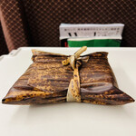 米増 - ◎残った鱧ご飯を包んでくれた。