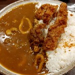 カレーハウスCoCo壱番屋 - 海の幸カレー３辛　ライス400ｇ　トッピングヒレカツ