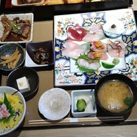 割烹本山サカナ - 約七種熟成お造り盛り合わせ御膳