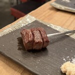 和フレンチバル村塾 - 国産牛サーロイン串焼き