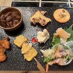 和フレンチバル村塾 - 前菜盛り合わせ