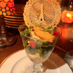 和フレンチバル村塾 屋根裏 別邸 - 飴色玉葱のムース　パフェ仕立て