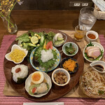 町結cafe & バル - 町結菜食セット　1,580円（税込）
