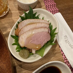 町結cafe & バル - セット内の「刺身」を「合鴨スモーク」に替えて頂きました！