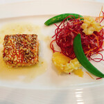 Restaurant Keiki - 大槌サーモンのロースト デュカの香り