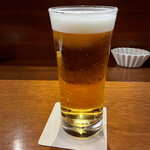 吉田スヰッチ - 地元からの遠征で、やっぱ最初は生ビール