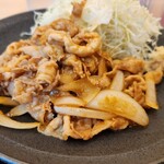 生姜焼き定食専門店 元気が出る食堂 - 生姜焼アップ