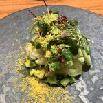 luogo - 穴子　夏野菜　からすみ