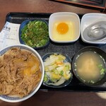 Yoshinoya - 2020/10/05 ねぎ玉牛丼Bセット IN