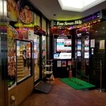 蘭州拉麺店 火焔山 - 入口付近。