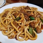 蘭州拉麺店 火焔山 - 麻辣水晶粉。