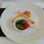 エルルカン・ビス - チーズスティックと豚リエットのシュー