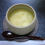 料亭　稲穂 - 生保内竹の子茶わん蒸し　塩魚汁あんかけ