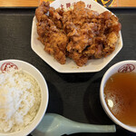 大阪王将 - 高知のチキンナンバン定食（餃子セット）¥1280