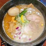 麺の風 祥気 - オマール海老塩白湯そば@1200