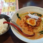 tenshoura-men - 冷やし担々麺ライスセット960円