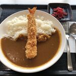 オリエンタルカレー - どでけー海老フライカレー