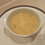 小岩井農場卵とセミドライトマトのスープ