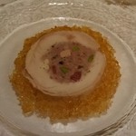 ラ ブラスリー - 2013 9 筑波鶏のガランティーヌ ピスタチオ風味