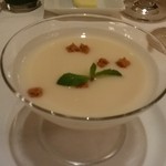 ラ ブラスリー - 2013 9 冷製桃のスープ