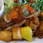 味処はなぐるま - 日替りランチの酢鶏