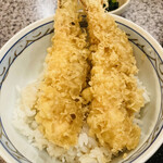 手打蕎麦 よしみや - 海老２本小天丼700円