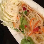 Asian Dining LUMBINI - パパイヤのサラダ