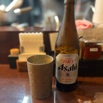 こいけのいえけい - ビールはアサヒ