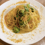 イルバールデル プレジデンテ - くたくたブロッコリーとからすみのペペロンチーノ