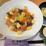 Sushi Ruri - 【2023/7】バラちらし丼全景