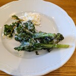 La Stalla - こちらはアザミ。素晴らしい山菜でした。