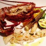 横浜馬車道 旬の肉料理イタリアン オステリア・アウストロ - 2013.8. 伊勢海老のグリル オレンジオイルかけ