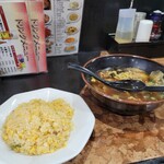 中華料理 合合 - セットでこんな感じ